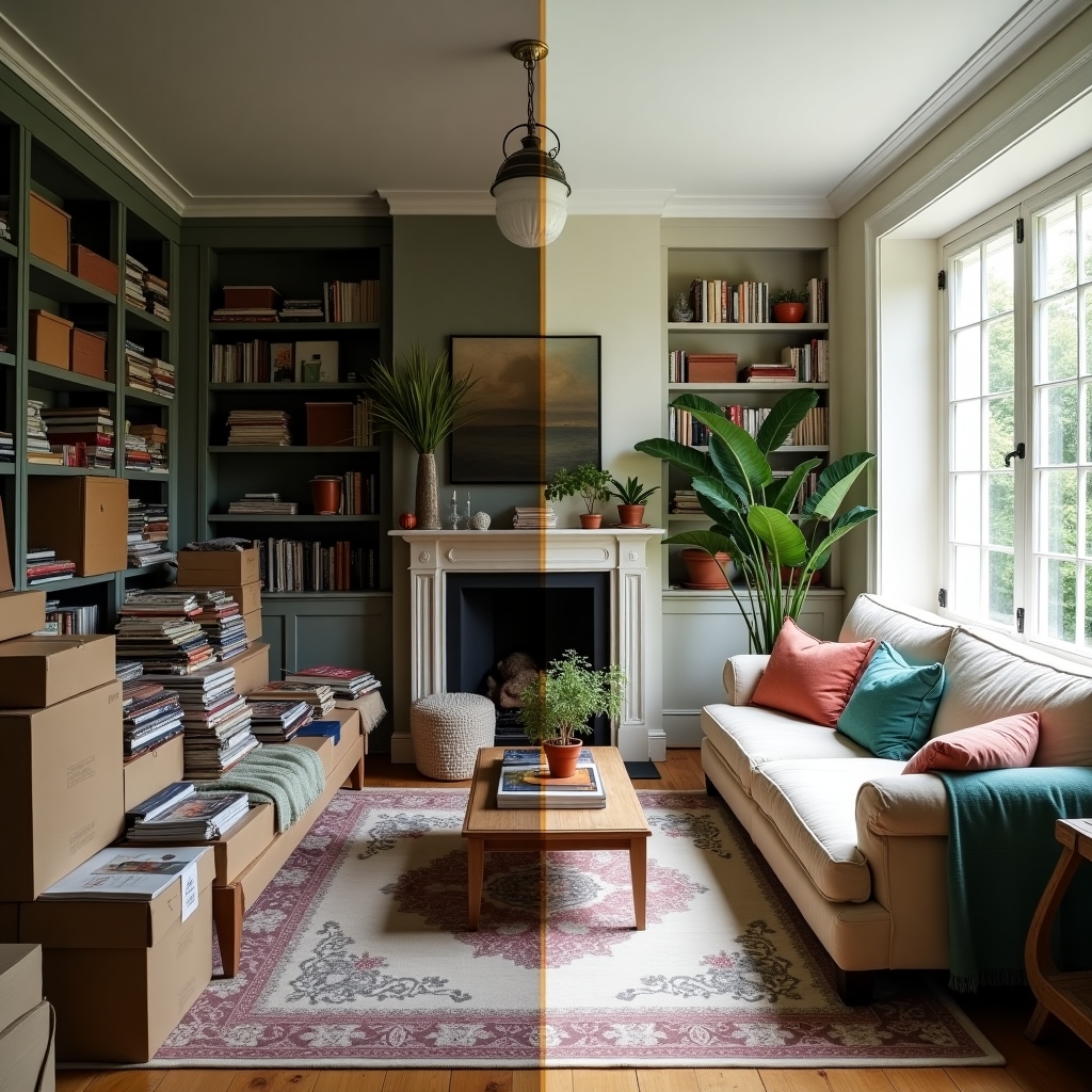 Before-after transformation