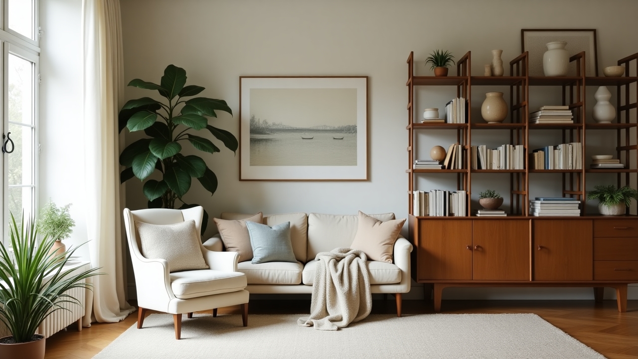 Organized home after decluttering